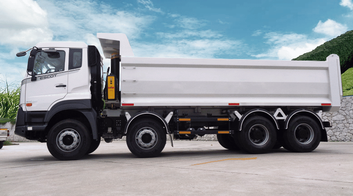 Ribless body (U-shape body) tipper truck body