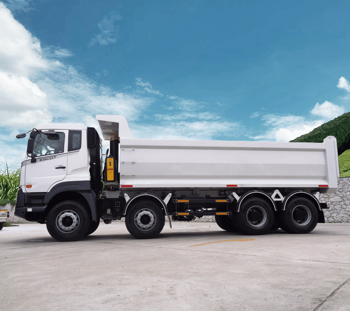 Ribless body (U-shape body) tipper truck body