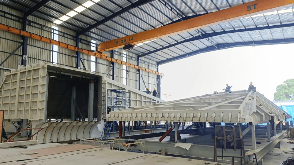 Steelmer provides the following fabrication work for the Granulator Scrubber