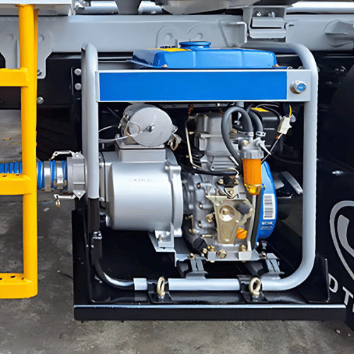 Water tank truck option Auxiliary Pump