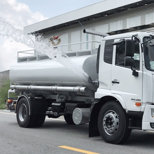 Water tank truck option Side Spray (High)